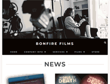 Tablet Screenshot of bonfirefilmsonline.com